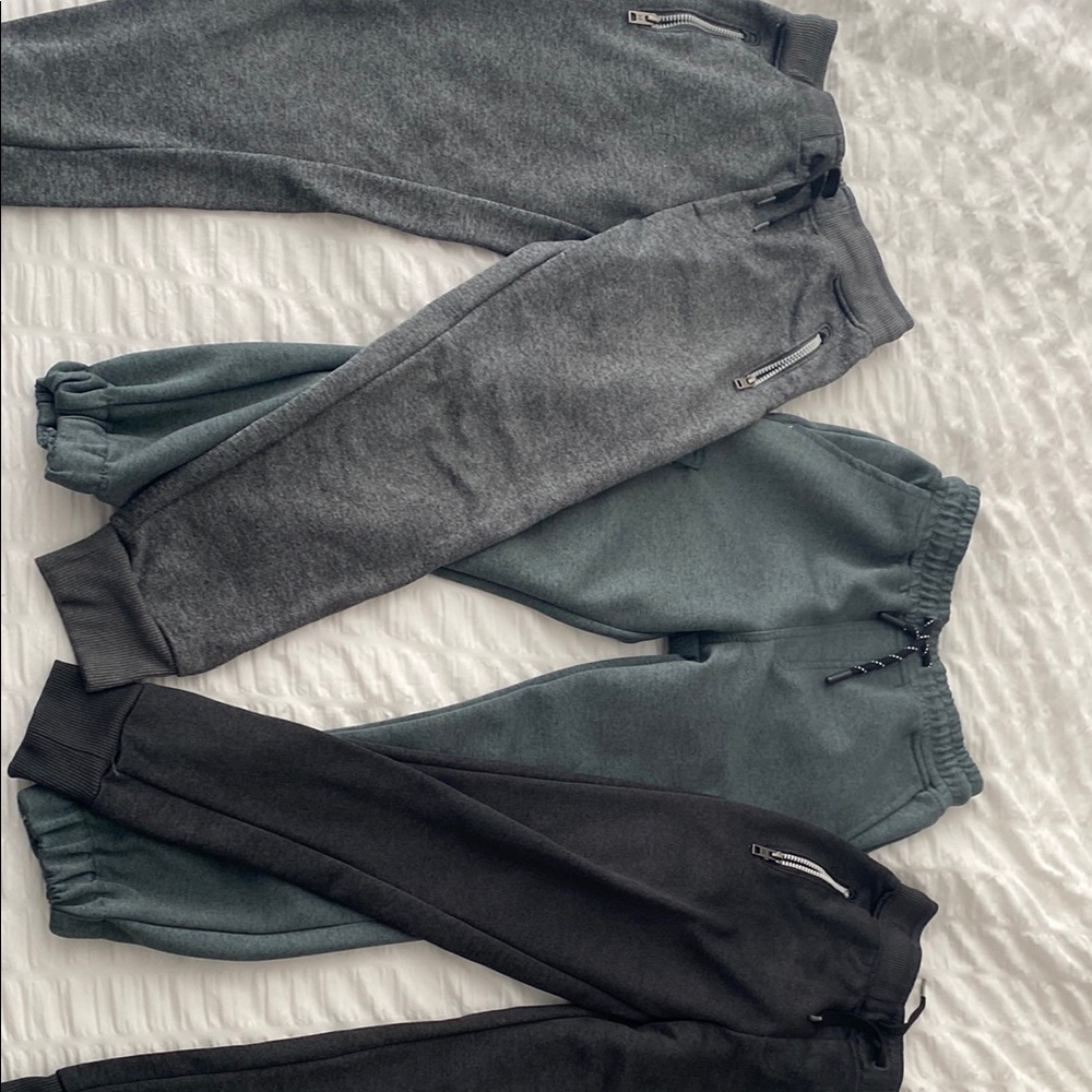 Cozy Jogger Pants Set - Gray and Black